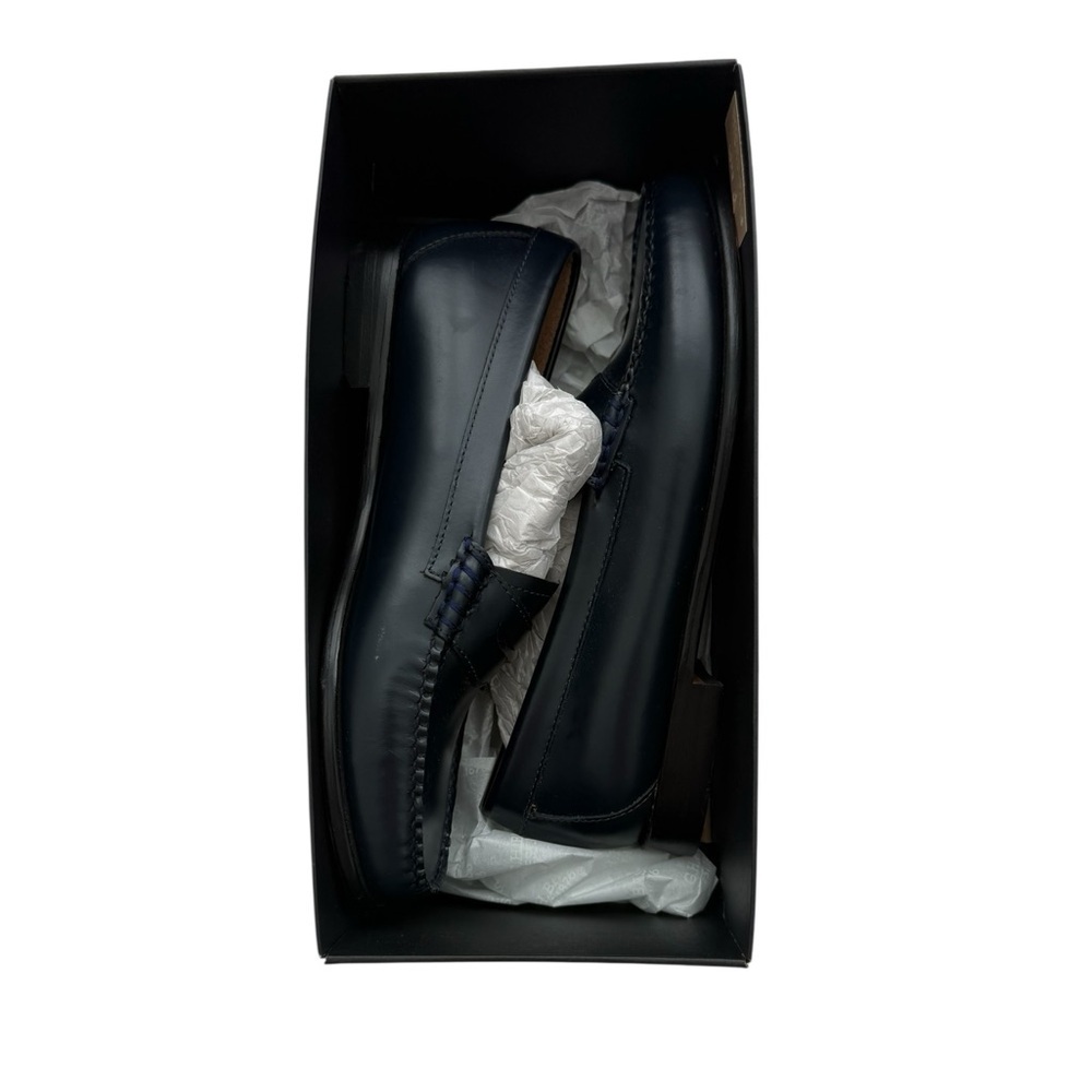 New G.H.BASS EST 1876 Women’s Whitney Weejuns Penny Navy Blue Loafer Size 9.5